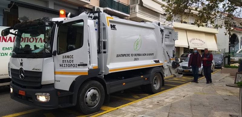 Νέο απορριμματοφόρο στον Δήμο Πύλου-Νέστορος