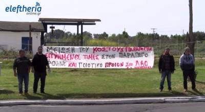 Συγκέντρωση διαμαρτυρίας του Αγροτοκτηνοτροφικού Συλλόγου Μεσσήνης για την τιμή της πατάτας και των αρνιών (βίντεο)