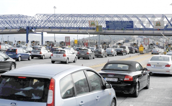 3,10 ευρώ τα διόδια σε Ισθμό και Ελευσίνα