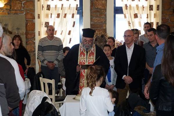Εκοψαν πίτα οι πυροσβέστες στους Γαργαλιάνους