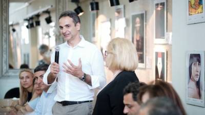 Μητσοτάκης από Ηράκλειο: «Στόχος να βαφτεί γαλάζια όλη η Κρήτη»