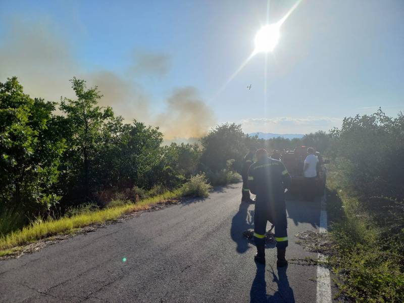 Σε εξέλιξη πυρκαγιά στο Ρούτσι Μεγαλόπολης