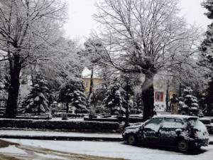 Στα λευκά από χθες η Τρίπολη (φωτογραφίες)