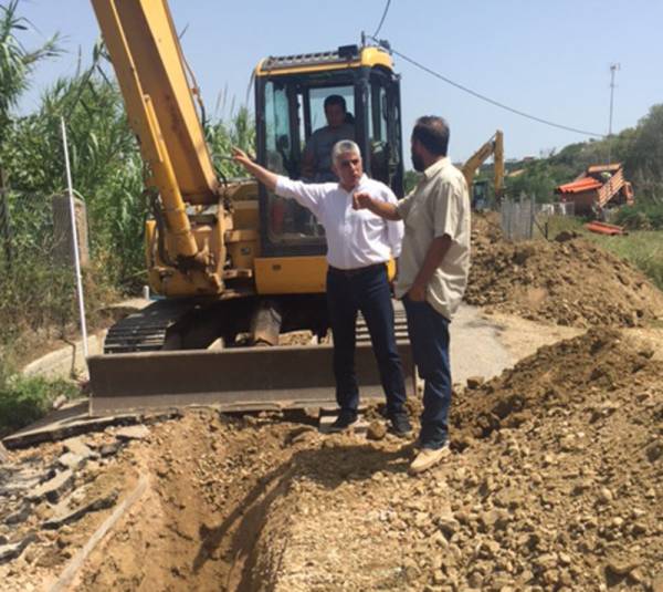 Αυτοψία Καφαντάρη σε έργα στη Μεθώνη