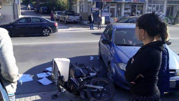 Τροχαίο με τραυματισμό στον κόμβο του Ασπροχώματος