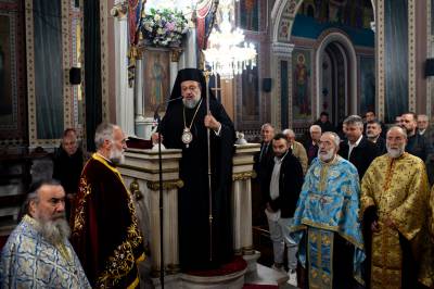 Μητρόπολη Μεσσηνίας: Ο εσπερινός του Αγίου Ιωάννη στον Μελιγαλά