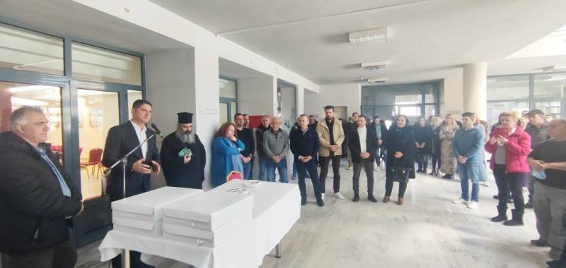 Εκοψαν πίτα οι υπάλληλοι του Δήμου Μεσσήνης