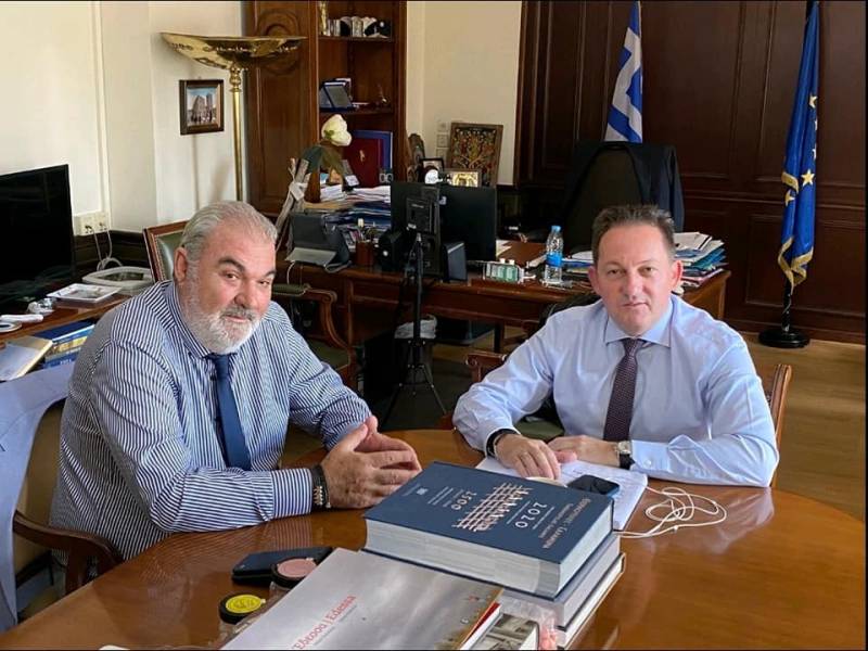 Λεβεντάκης σε Πέτσα για έργα 5,6 εκ. ευρώ