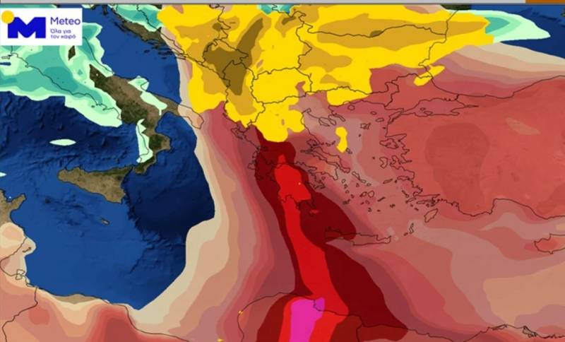 Καιρός: Κορυφώνεται την Τρίτη το επεισόδιο μεταφοράς σκόνης, πού θα έχει λασποβροχές