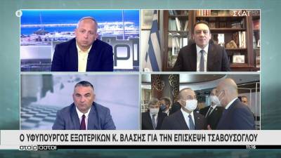 Βλάσης για επίσκεψη Τσαβούσογλου: Θέλουμε διάλογο αλλά είμαστε προετοιμασμένοι για όλα (Βίντεο)