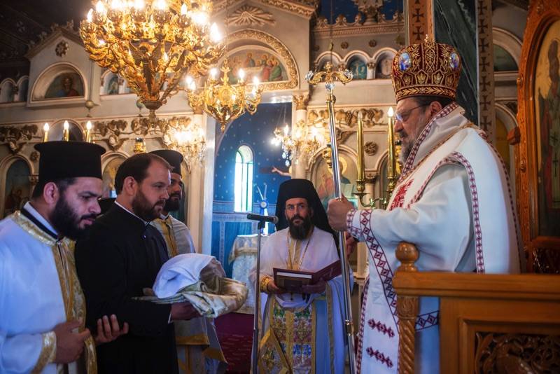 Ο μητροπολίτης Μεσσηνίας στο Δρακονέρι