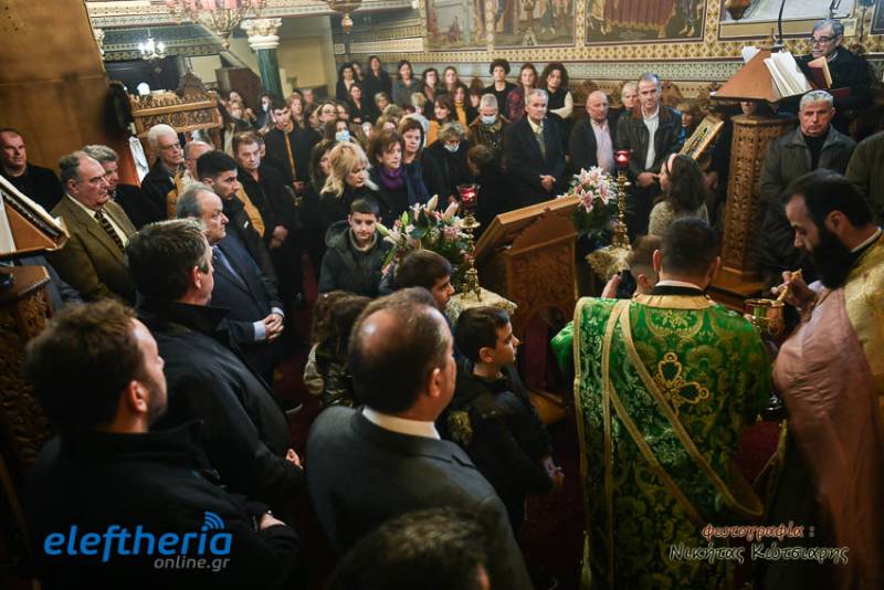 Ο Μητροπολίτης Μεσσηνίας στην Άμφεια για τα ονομαστήρια του π. Νεόφυτου