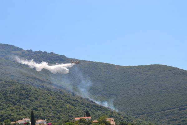 Κάηκαν 6 στρέμματα στους Ανω Μπλεμενιάνους