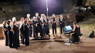 Ομορφη βραδιά με την χορωδία “Allegri” στην Αρχαία Μεσσήνη