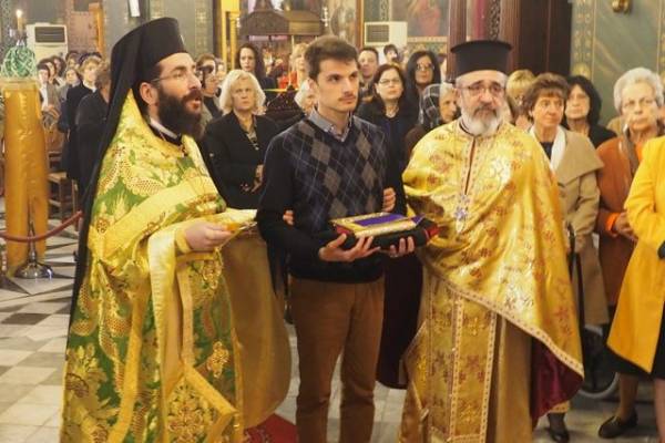 Χειροθετήθηκε Αναγνώστης ο οδοντίατρος Αριστείδης Χρονόπουλος