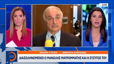 Διασωληνωμένοι ο Μανώλης Μαυρομμάτης και η σύζυγός του