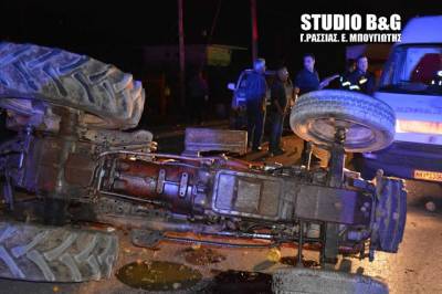 Ενας νεκρός από σύγκρουση αυτοκινήτου με τρακτέρ