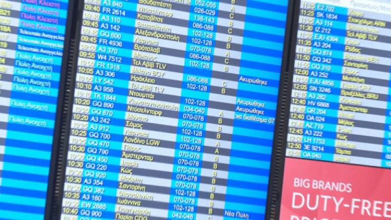 Δεκάδες ακυρώσεις πτήσεων από και προς χώρες της Μέσης Ανατολής