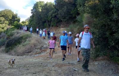 Μεγάλη συμμετοχή στην πρώτη πεζοπορία στο Μηναγιώτικο Μονοπάτι (φωτογραφίες)