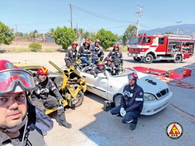 Εκπαίδευση εθελοντών της ΟΑΚ Μεσσηνίας στις τροχαίες συγκρούσεις