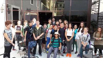 Μαθητές του 7ου Γυμνασίου στο μουσείο παραδοσιακών φορεσιών