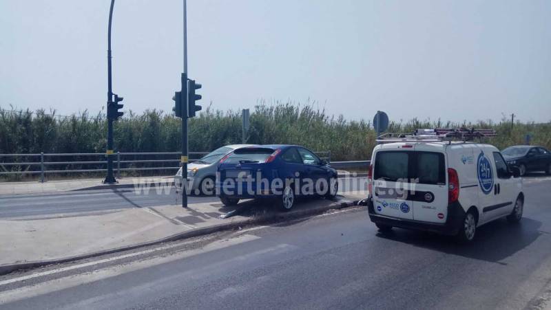 Τροχαία με έναν τραυματία στον κόμβο του αεροδρομίου Καλαμάτας