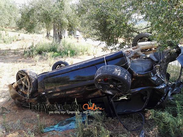 Τροχαίο με 3 τραυματίες έξω από τους Γαργαλιάνους