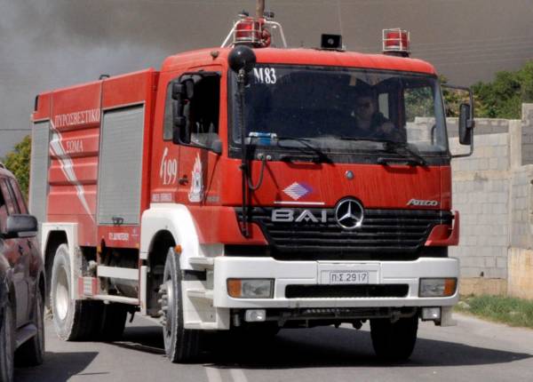 Φωτιά σε δασική έκταση στο Βλαχόπουλο Μεσσηνίας