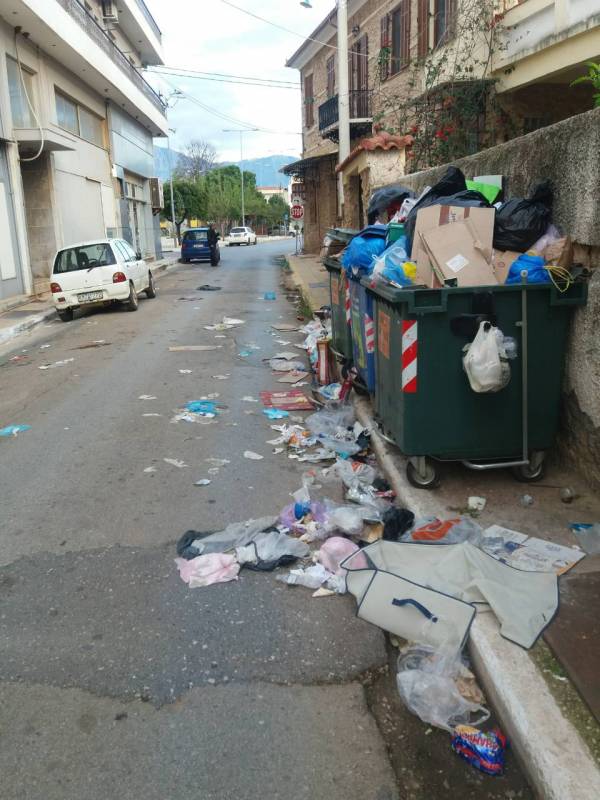 Εικόνες χωματερής στα Φιλιατρά