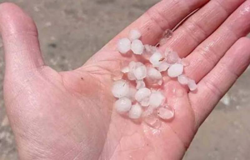 Ζημιές σε καλλιέργειες από χαλάζι στο Χατζή