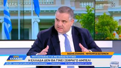 Ο Βασίλης Σπανάκης για τον ΟΠΕΚΕΠΕ και το μεταναστευτικό