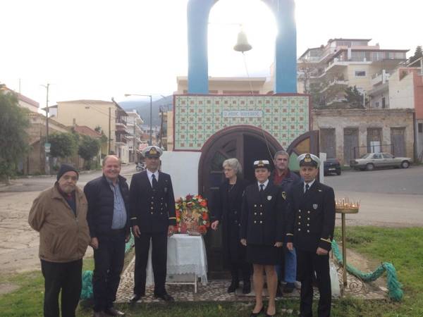 Ο Αγιος Νικόλαος στο λιμάνι Κυπαρισσίας