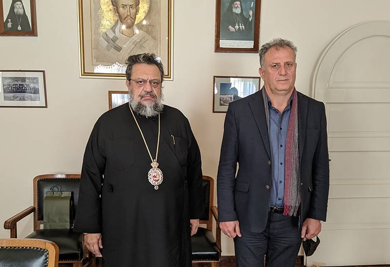 Εθιμοτυπικές επισκέψεις Καπέλιου σε μητροπολίτη Μεσσηνίας και δήμαρχο Καλαμάτας