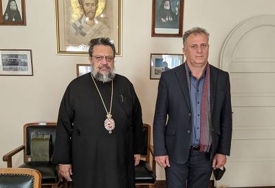 Εθιμοτυπικές επισκέψεις Καπέλιου σε μητροπολίτη Μεσσηνίας και δήμαρχο Καλαμάτας