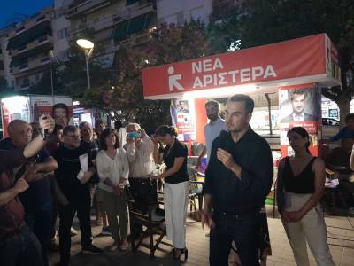 Καλαμάτα: Σε κλίμα συγκίνησης το κλείσιμο της προεκλογικής από τον Αλέξη Χαρίτση (βίντεο)