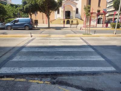 “Εξυπνες” διαβάσεις πεζών τοποθετούνται στην Καλαμάτα