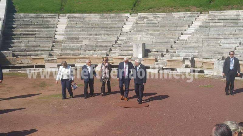 Στην Αρχαία Μεσσήνη ξεναγήθηκε ο Πρόεδρος της Γερμανίας (φωτογραφίες)