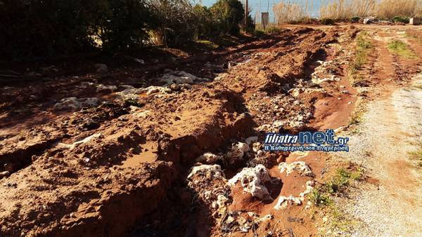 Ζημιές σε θερμοκήπια των Φιλιατρών