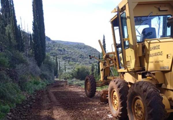 Εκπτωση εργολάβου αγροτικής οδοποιίας από τον Δήμο Καλαμάτας