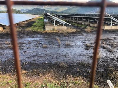 Καταγγελία για λύματα από πυρηνελαιουργείο σε φωτοβολταϊκό πάρκο στη ΒΙΠΕ Μελιγαλά