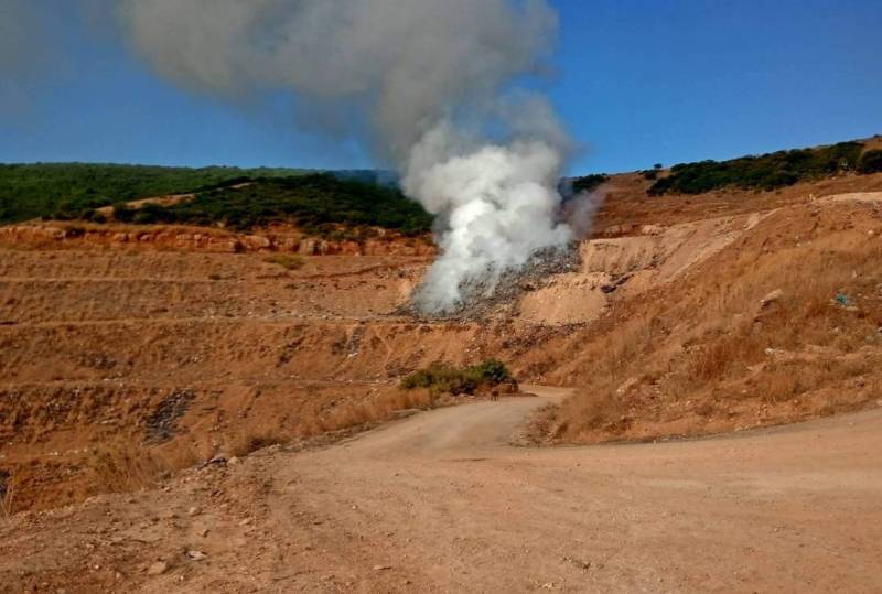 Κυπαρισσία: Φωτιά στη χωματερή στο Αλιμάκι