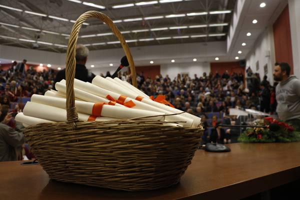 Ορκωμοσία αποφοίτων Τμήματος Λογοθεραπείας στο ΤΕΙ (βίντεο - φωτογραφίες)