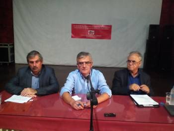 &quot;Προγραμματικές θέσεις της κυβέρνησης της Αριστεράς&quot; παρουσίασε στους Γαργαλιάνους ο Δραγασάκης