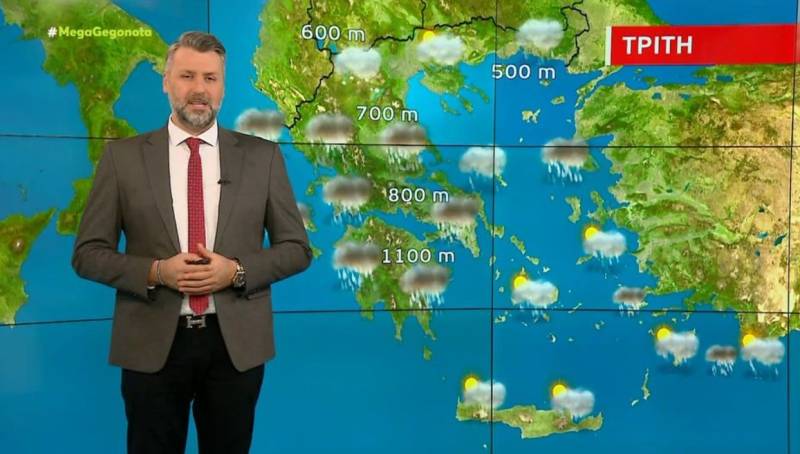 Άστατος ο καιρός την Τρίτη - Αναλυτική πρόγνωση (Βίντεο)