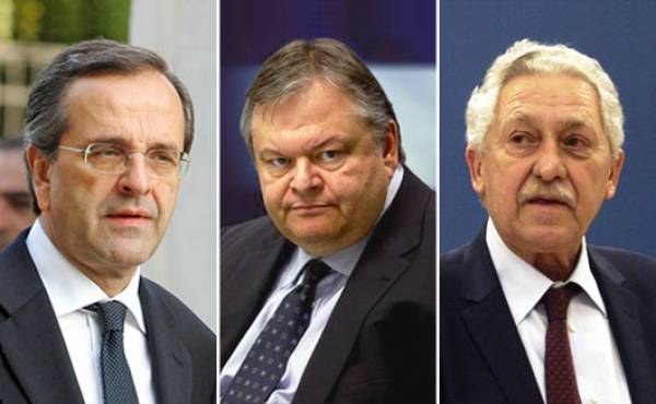 Διαφωνία Κουβέλη για ΕΡΤ με απόσυρση υπουργών: Σαμαράς - Βενιζέλος προς νέα κυβέρνηση