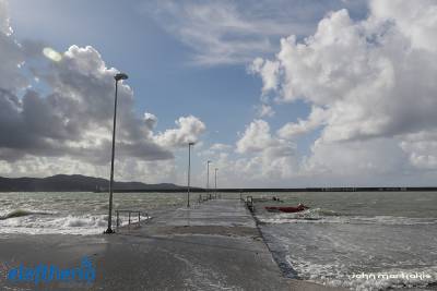 Ηπιος ο “Μπάλλος” στη Μεσσηνία (βίντεο-φωτογραφίες)