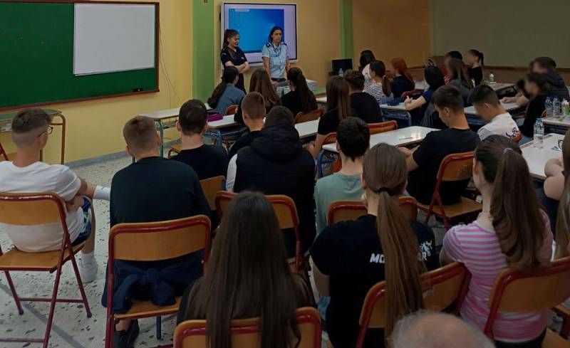 Ομιλία για την οδική ασφάλεια στο 4ο Γυμνάσιο Καλαμάτας