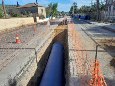 Αγωγός νερού Φ800: Κλείνει το θέμα με τα αρχαία στην Ανθεια