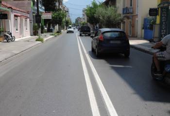 Διαγραμμίσεις στην Καλαμάτα