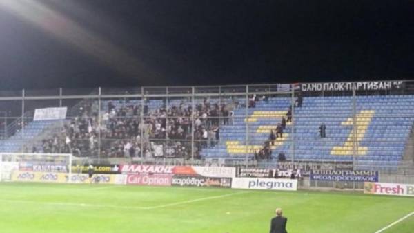 Οπαδός της Παρτιζάν συνελήφθη με βεγγαλικά στο γήπεδο του Αστέρα Τρίπολης